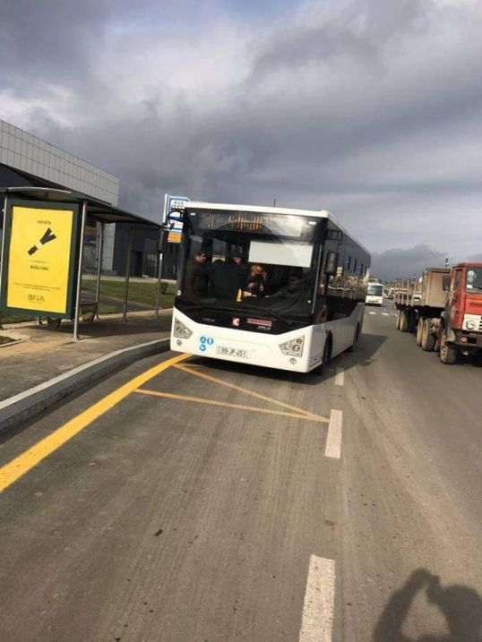 Bakıda daha bir marşruta yeni avtobuslar buraxıldı